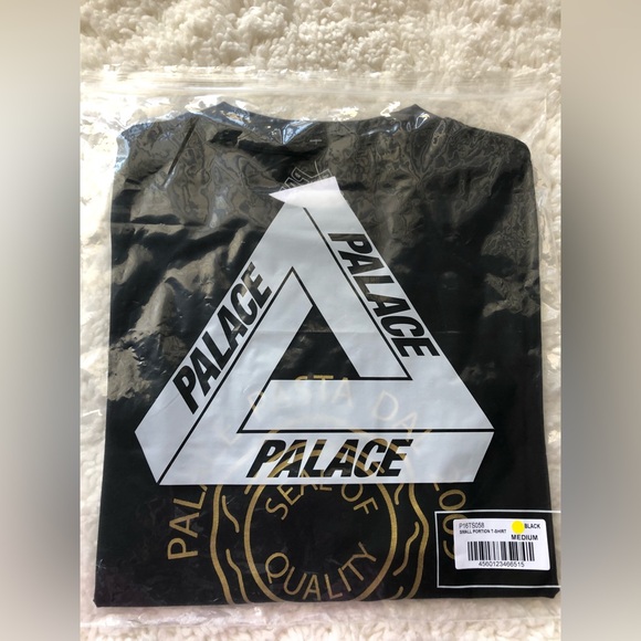 Palace Small Portion T-shirt Size Medium in Black Color - Picture 7 of 10